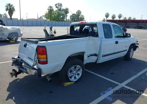 2002 Chevrolet Silverado 1500 Ls из США, поврежденный, VIN 2GCEC19T721419244